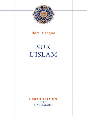 cover image of Sur l'islam